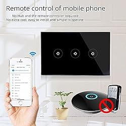 WiFi Smart Wall Touch Light Switch Glass Panel