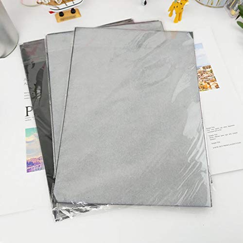 iSuperb Carbon Paper 100 Pieces Black Tracing Paper Sheet for Wood, Paper and Canvas, 5 Pieces Embossing Stylus Pens Included