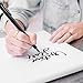 Hand Lettering Pens, Ieovo Calligraphy Pen Brush Markers Set Black, Refillable - 4 Size(6 Pack) for Writing, Painting and more