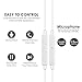ViiVor Headphones Premium Quality Earphones Earbuds with Mic & Remote Control Fully Compatible with Apple iPhone Android Smartphones and all iPod iPad (White)