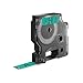 DYMO Standard D1 Labeling Tape for LabelManager Label Makers, Black Print on Green Tape, 1/2'' W x 23' L, 1 Cartridge (45019)