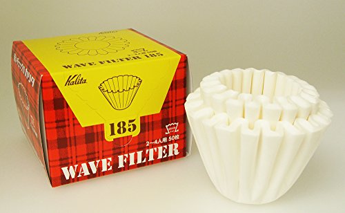 Kalita New Wave Filter 185 White[Dripper 185/for 2~4 Persons] 50×3 boxes - //coolthings.us