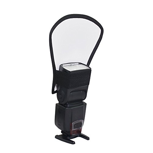 Bestshoot Flash Diffuser Reflector and Softbox Kit, Two-Side Silver/White Universal Speedlite Reflector for Canon, Nikon, Sony, Sigma, Yongnuo, Godox, Neewer,