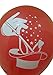 Magic Theme Balloons for Birthday Party with Wand, Hat, and Rabbit Ears - 25 Pack - Red, Black