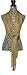 Elles Clothing Sheer Mesh Glitter Sparkle Shawl Wrap Fringe Weddings Party Evening Scarfs for Women (Gold)