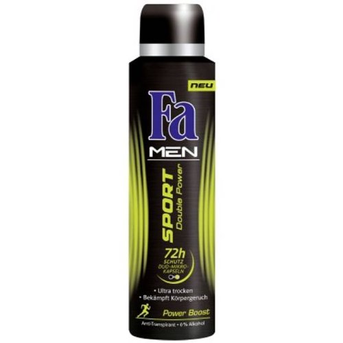 Fa Men Sport Double Power Boost Antiperspirant Deodorant Spray 150 Ml