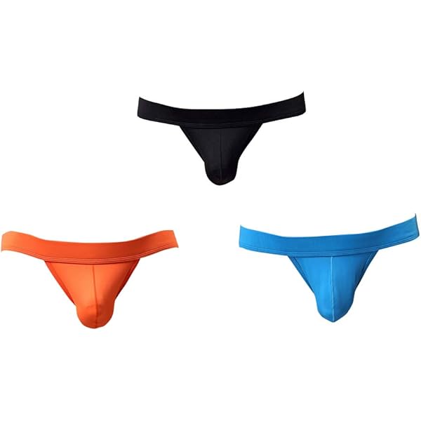 Lot De 6 String Tanga Pour Homme De Bikini Demi-hanche Taille Basse
