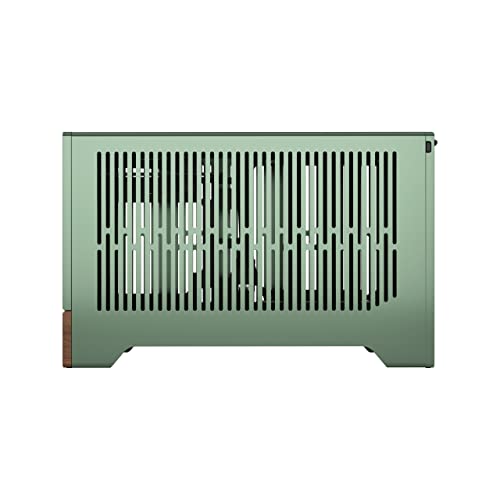 Fractal Design Terra Jade - Wood Walnut Front Panel - Small Form Factor - Mitx Gaming Case – Pcie 4.0 Riser Cable – Usb Type-C - Anodized Aluminum Panels - View 25