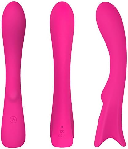 Acmesex Multi-speed Magic Massager Wand, Wireless Power Wand Massager Waterproof Silicone Vibrator, Pink