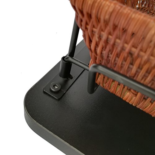 FixtureDisplays Mini 3 Tier Wicker Basket Market Rack Countertop Stand, Small for Large Produce, Great for Small Articles: Coffee Condiments Organizer, Gums, Treats, Lollipops, Lighers 119999-FBA - Thumbnail 3