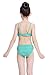 SHEKINI Girls Swimwear Flounce Crochet Two Piece Bikini Bathing Suits