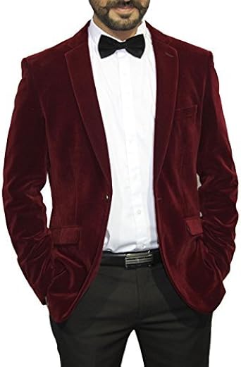 burgundy velour suit