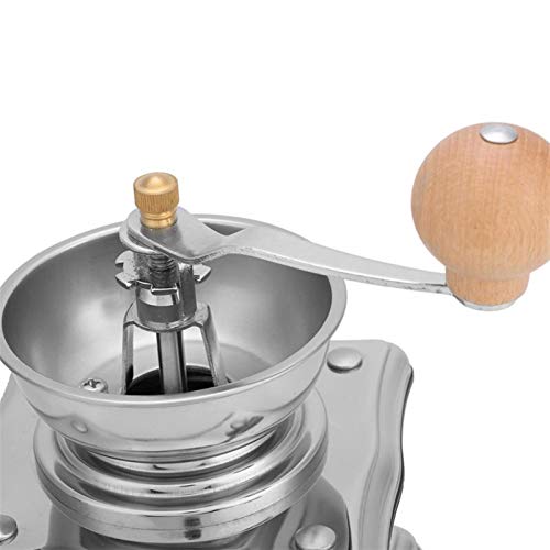 HEQIE-YONGP Elektrische Kornmühlenschleifer Haushalt Edelstahl Quadratische Form Manuelle Kaffee Mühle Grinder… – Bild 5