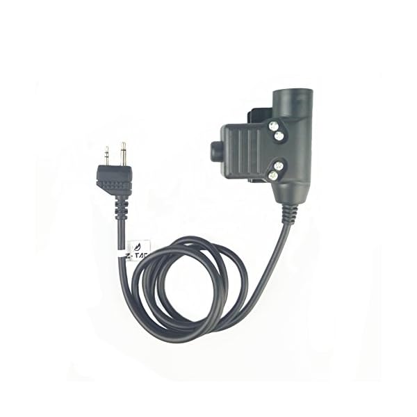 Z-TAC-Tactical-Headset-Headphone-U94-Headset-PTT-Military-Radio-for-Motorola-Mobile-Phone-Yaesu-Kenwood-ICOM-Pin-Black-Midland