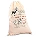 ALK Hessian Christmas Santa Claus Sack Stocking by ALK