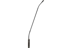 Shure MX418/C Cardioid Condenser Microphone, 18" Gooseneck with Attached XLR Preamp, Shock & Flange Mount, Snap-Fit Foam Wind