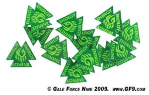 Druidic Green WarClaws Energy Pack Tokens