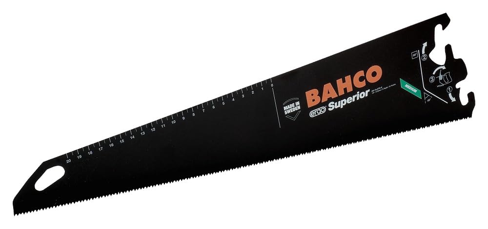Bahco BHEX-22-XT9-C ERGO Blade Only 22 Inch Medium, Black