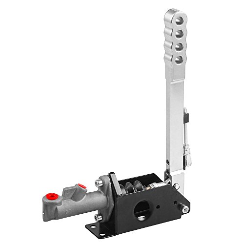 RYANSTAR Hydraulic Handbrake Master Cylinder 0.70, E Brake Racing Parking Emergency Brake Lever Handle Silver
