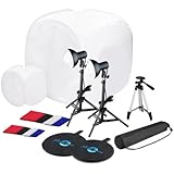 Shutter Starz 1051 SS6700 Tabletop Complete Photo Studio Kit with 2 Light Tents and 8 Backgrounds