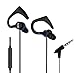 CBSVOL In-Ear Sweatproof Gym Running and Jogging Sports Headphones With Remote Button and Microphone, Hook-on Earphones