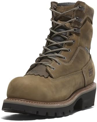 Amazon.com: Carhartt 8” Waterproof Leather Logger Boot  display picture 2