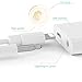 DAEETO Headphone Jack Adapter 2 in 1 Splitter 3.5mm Cables Adaptor for [Charging and Music] Car Aux Cord Compatible with i.P 8/8plus 7/Plus X max Support for iOS 12 or Later Grey