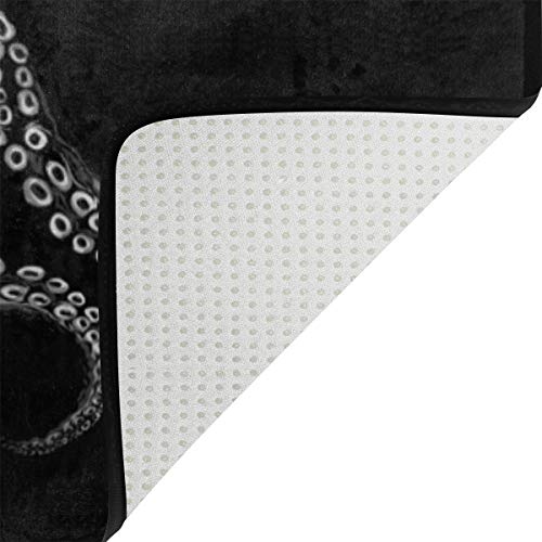ALAZA-Blue-Sugar-Skull-Octopus-Area-Rug-Rugs-for-Living-Room-Bedroom-7-x-5 ALAZA Blue Sugar Skull Octopus Area Rug Rugs for Living Room Bedroom 7' x 5'