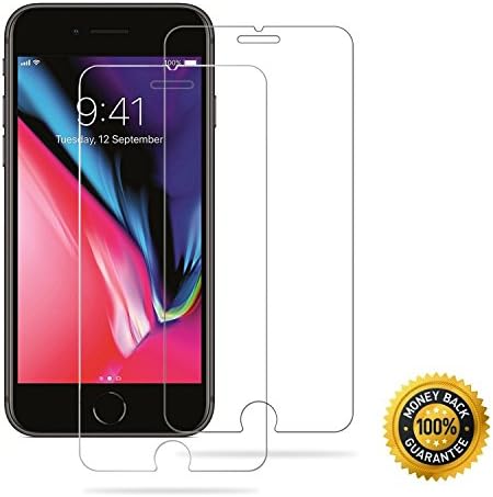 iPhone 8 Plus, 7 Plus , 6s Plus, 6 Plus Tempered Glass Screen Protector,VicKro 0.26 mm Ballistic Glass Screen Film (2-Pack) 3D Touch Compatible For Apple 8 Plus,7 Plus, 6S Plus, 6 Plus 5.5 inch