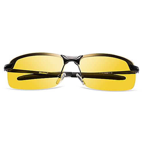 Zheino 5909 hd night vision polarized sunglasses, uv400 anti-glar…