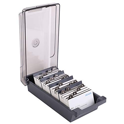 JARLINK Business Card Holder Name Card Organizer for Desk, Storage Box