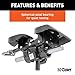 CURT 16130 Q20 5th Wheel Hitch, 20,000 lbs, Black