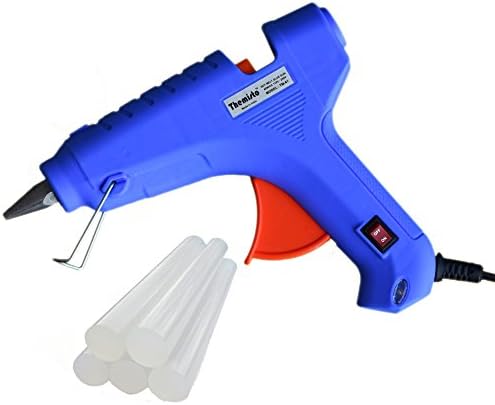 ApTechDeals AP-GG11A005 PVC 40 W Hot Glue Gun with 20 Sticks, Triple Power Rapid Heating and Quick Melt (Multicolour)