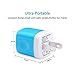 [4 Pack] Wall charger plug, Asstar Universal usb adapter Wall Charger plug for iPhone 7/7 plus Iphone 6 5 5s, Ipad 6 , Ipad Mini, Ipod Touch, Samsung Galaxy S7 edge S6 & Android