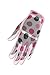 HJ Glove Women's Left Hand Solaire Full Length Golf Glove, Large, Pink Dots
