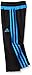 adidas Little Boys' Tiro Pant, Black/Shock Blue, 6