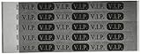 Beistle 60004 100-Pack Silver VIP Tyvek Wristbands, 3/4 by 10-Inch