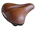 Seat, city bike Saddle PLUSH for Women and Men Cruiser, with elastomer, Brown