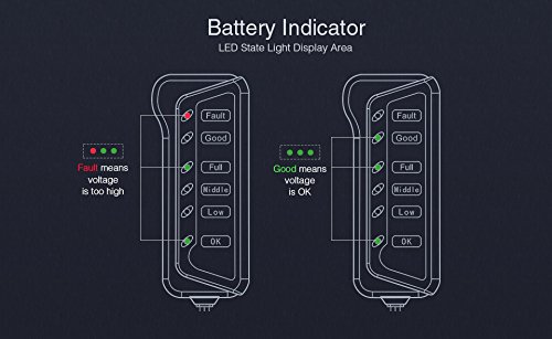 KINGBOLEN 12V Digital Battery Alternator Tester Car Vehicle Diagnostic Tool with 6 LED Lights Display Battery Testers