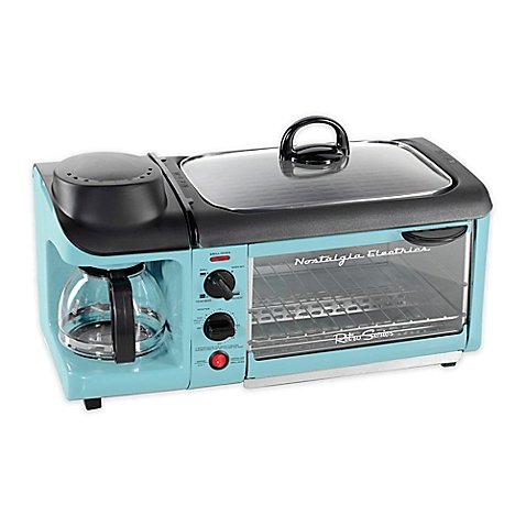 Click Here to See More Images Nostalgia Electrics Retro Series 3-In-1 Breakfast Station in Blue