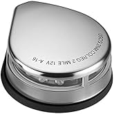 Pactrade Marine Boat SS LED Bi-Color Bow Navigation Port Starboard Light 12v USCG 2NM ABYC A16 Approval for Boat 65.6'