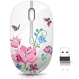 Wireless Mouse with Nano Receiver for PC, Laptop, Notebook, Computer, Macbook.