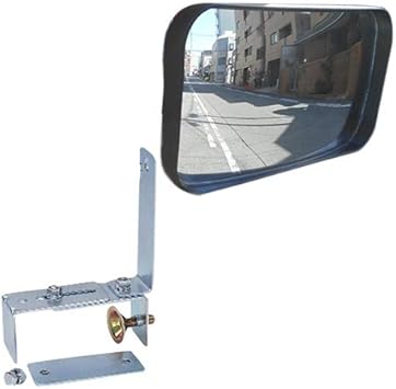 Amazon カーブミラー ガレージミラー Hp 角915クランプ 黒 カーポート 車庫アクセサリ