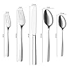 30-Piece Cutlery Set, VPCOK Flatware Set, Stainless Steel Silverware Sets Service for 6 High-Grade Mirror Polished Tableware Utensil Set with Gift Box Perfect Gift