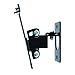 Sound Bass Play 3 Wall Mount Black, Compatible with Sonos Play:3, Adjustable Swivel & Tilt Mechanism, Mounting Bracket Includes All Fixings