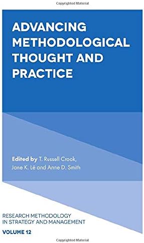 Advancing Methodological Thought And Practice By Crook Dr T Russell Le Jane K Smith Anne D Amazon Ae