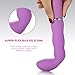 Loveryoyo Waterproof G-spot Vibrator, 10 Speed Silicone Vaginal and Clitoral Stimulator Massager, Beginners Sex Adults Toy for Women (Purple)