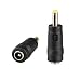 Onite 2pcs DC Plug Tips Female Connectors to Male Jack for PSP 2 3 4(5.5x2.1mm to 4.0x1.7mm) primary