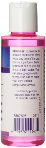 Heritage Store Body Oil, Rosewater, 4 Ounce