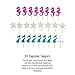 CGL Pool Mermaid Party Supplies Kit - Party Favors Girls Birthday Party Baby Shower - Banner, Pom Poms, Balloons, Cupcake Toppers and Party Hats 76 Pack